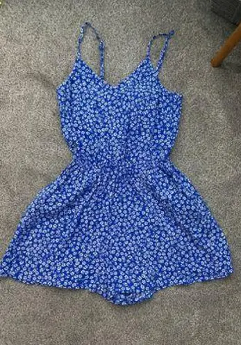 Divided Floral Romper