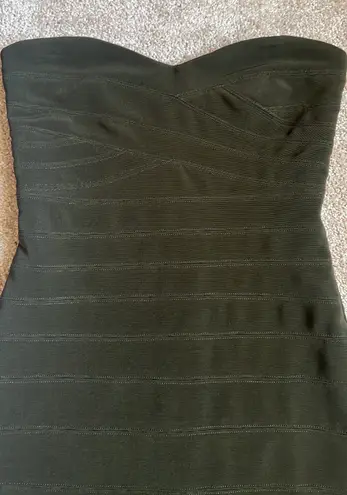 Walter Baker Walter By Olive Green Bodycon Strapless Party Dress Size Small