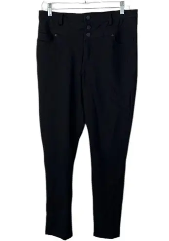 Karl Lagerfeld Paris High Waisted Compression Black Trouser pants Size 12