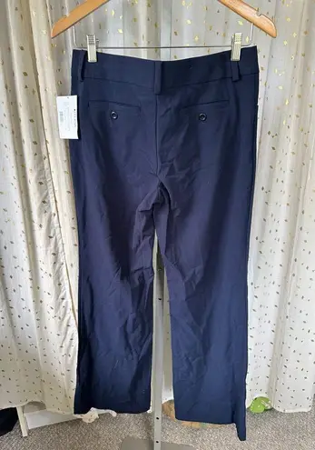 NWT INC International Concepts Women's Style 74132 Navy Wide Leg Trousers 6 Blue