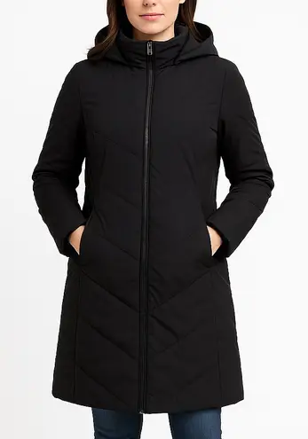 Bromley Sport down feather black coat parka jacket, women size L Size L