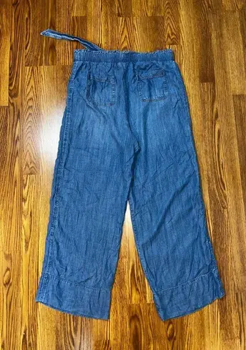 Knox Rose Adorable  Wide Leg Chambray Pants!