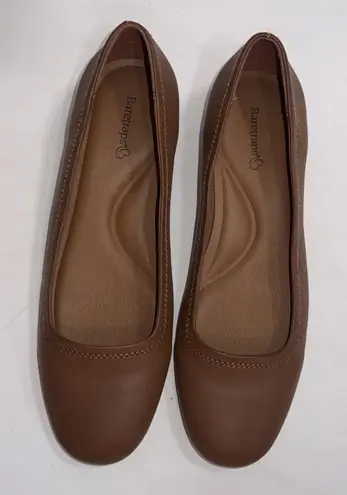 Baretraps COVETTE Women's Casuals Dark Cognac Slip On Wedge Shoes 7.5M