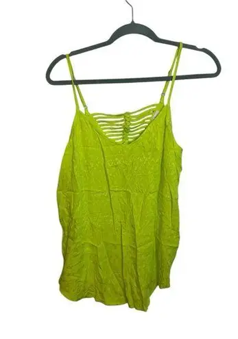Nwt Stitchfix Picxley Lime Green Shanina Strappy Top Size M
