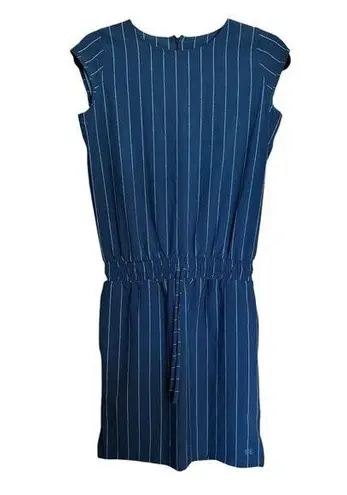 ALBION FIT Albion Going Places Dress Womens XXS Multicolor Stripe Cinch Drawstring Waist