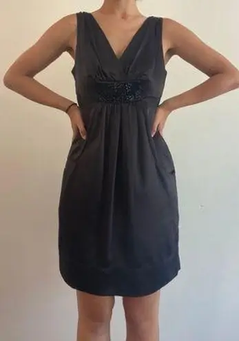 BCBGeneration Black Satin BCBG Dress