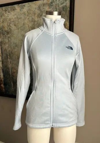 The North Face Light blue zip up jacket