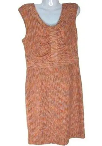 Alex Marie Womens Carmen Cafe Papaya Dress Sz.10