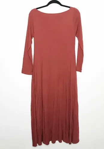 Soft Surroundings Santiago Burnt Orange Maxi Dress