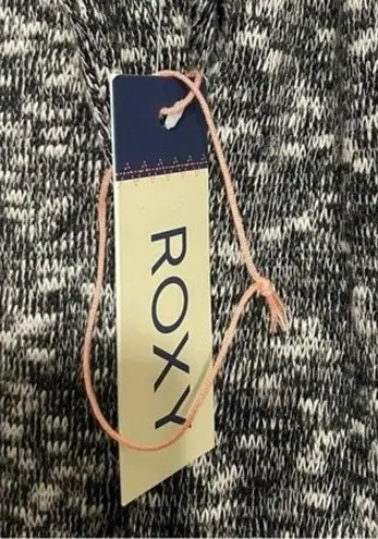 Roxy  Loose Ends Top Black Space Dye Sweater Size Medium