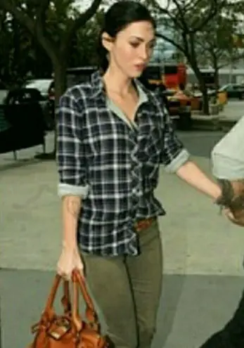 Rails plaid green blue hints of white butt…