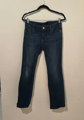 White House | Black Market  BLUE  BOOT CUT JEANS SIZE 4 