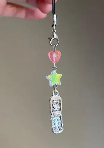Handmade unique y2k 90’s funky Kawaii phone strap/bag charm/keychain/display🍬📱🌈🎲💕