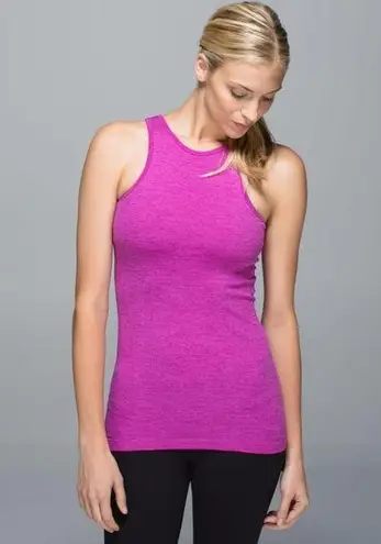 Lululemon  Seamlessly Covered Tank Heathered Ultra Violet size 6