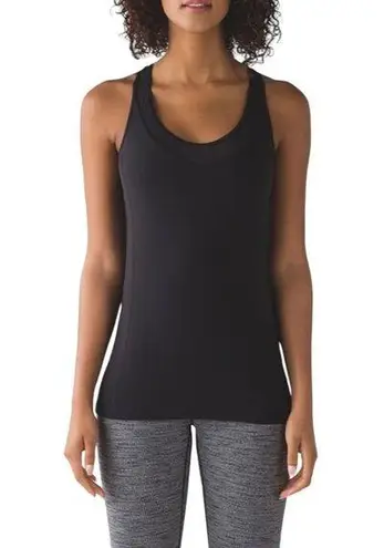 Lululemon  Deep Breath Black Built In Bra Tank 6