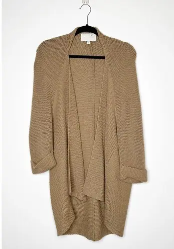 Brochu Walker City Cardigan Chunky Sweater Alpaca Wool Women's Camel Size OS