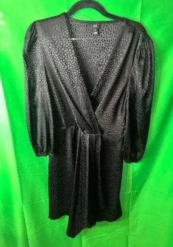 River Island Mini Black Animal Print dress size 10
