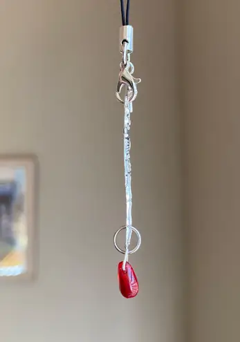 Handmade grunge street funky goth style skull phone charm/bag accessory/keychain/car display☠️