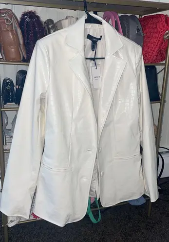 Forever 21 Ivory Blazer/jacket