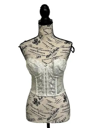 secret treasures Ivory Corset Top Wired 36B Women Party Rave Night Out