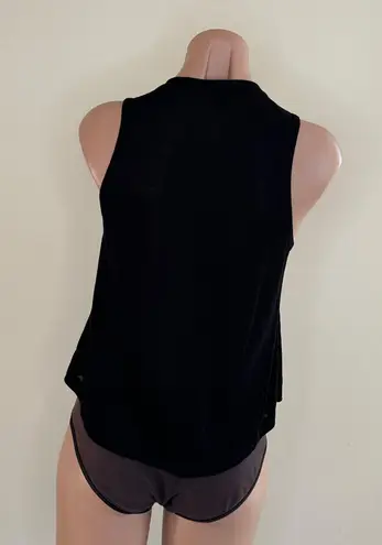 Koral Sheer Tank Top In Black