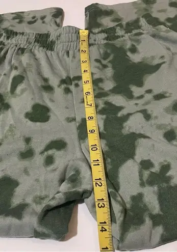 guns n' roses NWT S Sweatpants Green Tie Dye Print New Elastic Waist Rock Band Y2K