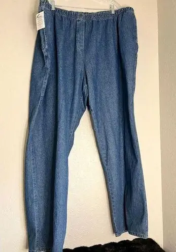 Woman Within New  Classic Fit Size 36 T Blue Jeans Item