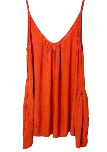Elan NEW Womens Sleeveless Scoop Neck Strappy Cami Tank Top Tunic Dress Size XS