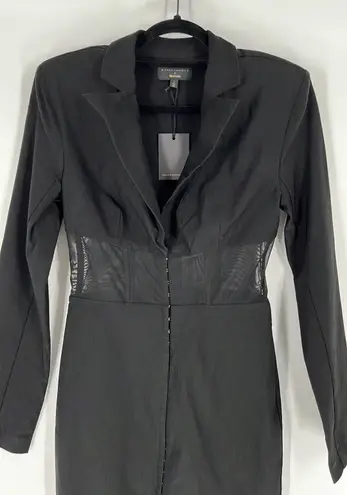 Michael Costello x REVOLVE Chase Jacket Dress in Black Small