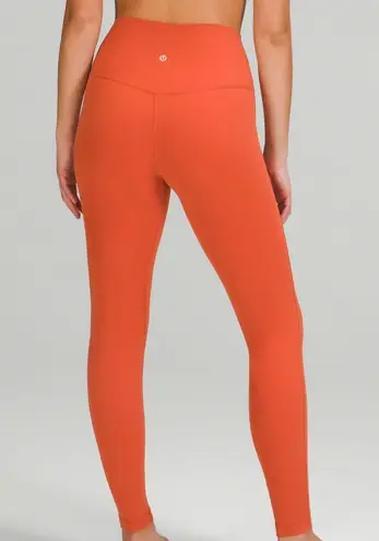 Lululemon Canyon Orange Align 28” Leggings Size 4