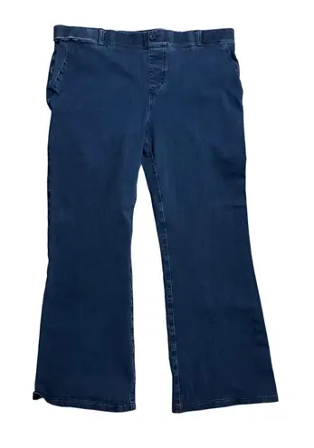 Betabrand Petite wide leg yoga Women's jeans Pants Sz 2Xl