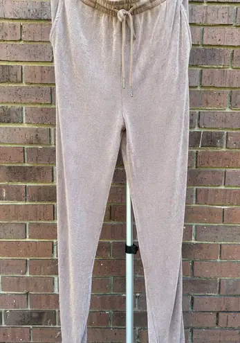 Mason Baker Drawstring Jogger Pants Khaki Stretch Taupe Brown Size Large Tan