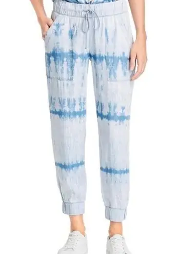 Bella Dahl  blue chambray tie dye jogger pants XS