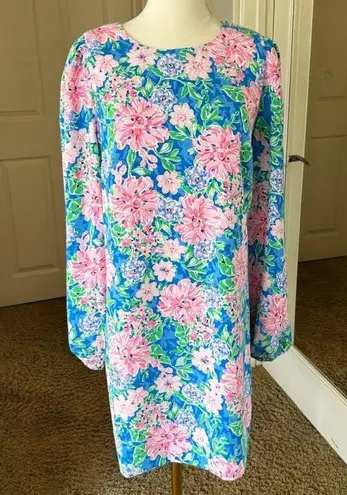 Lilly Pulitzer  Alyna Long Sleeve Shift Dress in Size 10 Worn Once