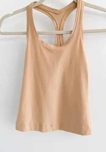 Lululemon Cool Racerback Short Tank Top *Nulu in Pecan Tan