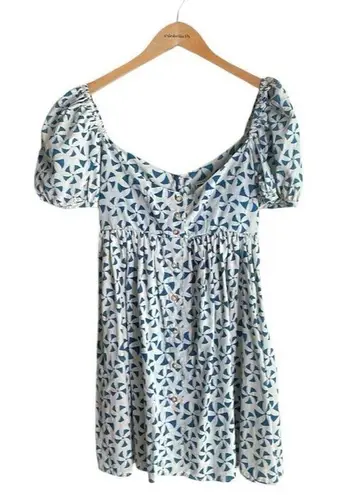 ciao lucia Diana Printed Cotton Dress Pinwheel White Size XS