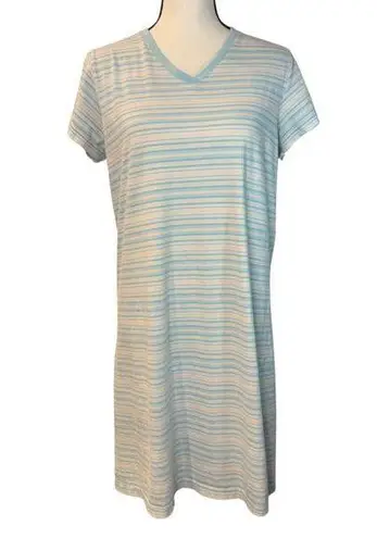 Oscar de la Renta Women’s Striped Nightgown Size M