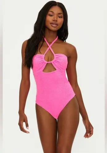 Beach Riot Phoenix One Piece Strawberry Moon Terry, Size Medium, $168