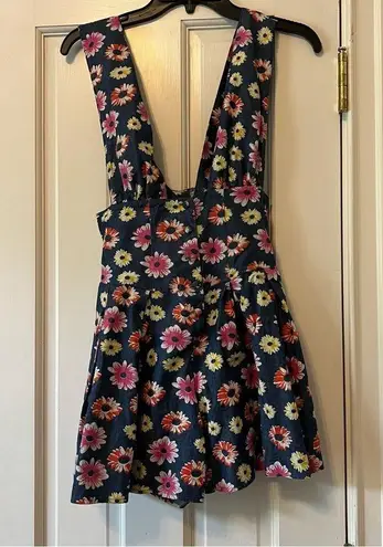 Vanessa Mooney Venus Daisy Floral Romper Size XS