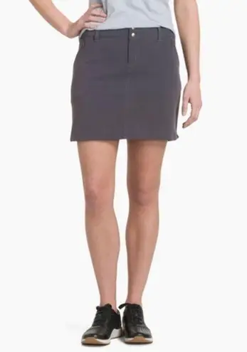 Kuhl  Strattus Charcoal Gray Hiking Skorts Size 0 EUC #0331-DS - Image 2