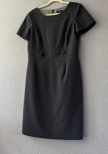 Tahar ASL Tahari ASL Gray Dress, 10P, Cute Business Dress, Grey Work Outfit, Knee Length