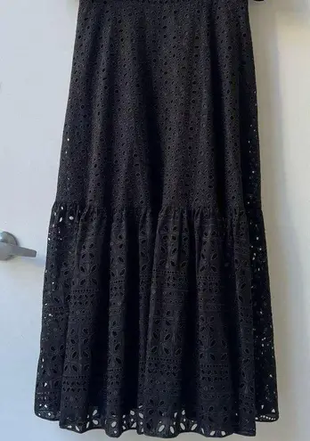 Charo Ruiz Ibiza Linda Ruffled Broderie Anglaise Midi Dress