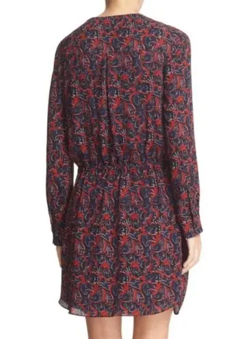 ALC Frank A.L.C. Sullivan Silk Floral Tie Waist Dress Size 2