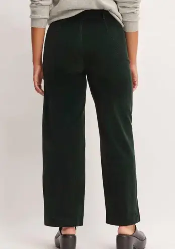 Everlane NWOT  Black High Rise Relaxed Corduroy Straight Wide Leg Pants Size 8