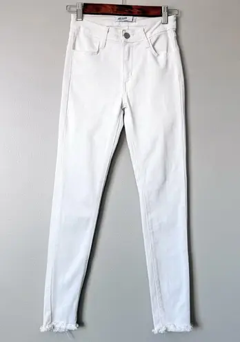 Just Black White Skinny Jean Size 24