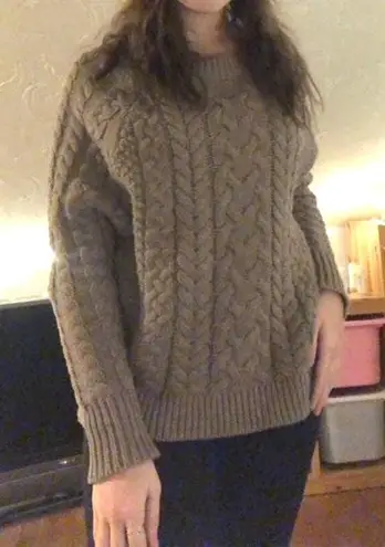 Aerie cable knit sweater best sale