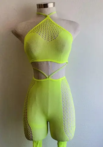 Silver sparkle halter Neck Set