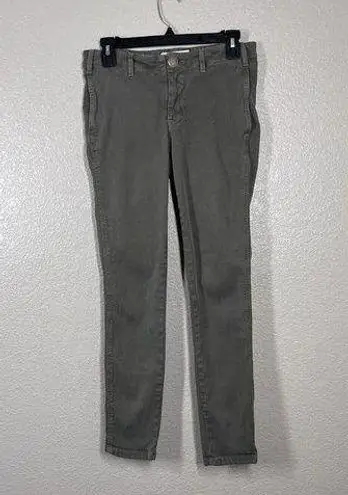 The Great Corduroy Skinny Ankle Pants Size 27 Sage Green