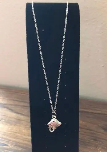Handmade Silver Stingray Necklace