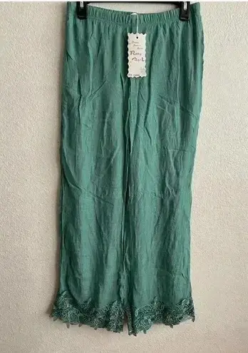 🆕Pretty Angel Linen Blend Aqua Lace